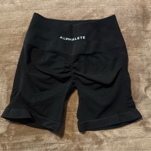 Alphalete Women's Contour Ultra High Rise Short Medium Black NWOT - Picture 5 of 6